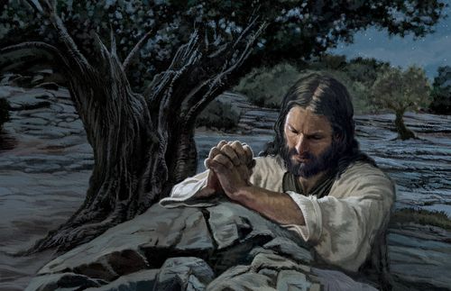 Jesus in Gethsemane