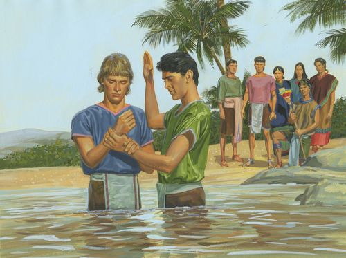 disciples baptizing others