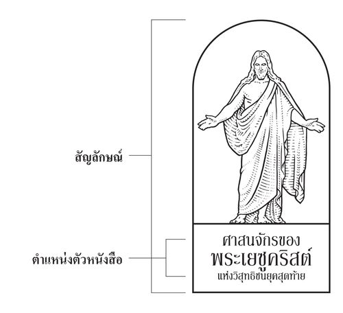 โลโก้ตัวอักษรและสัญลักษณ์ของศาสนจักร