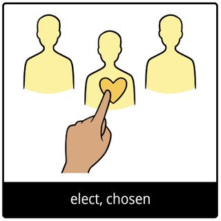 elect, chosen gospel symbol