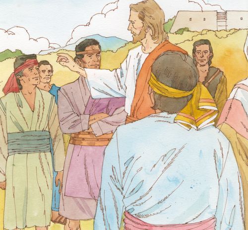 Jesus speaking to Lamanites