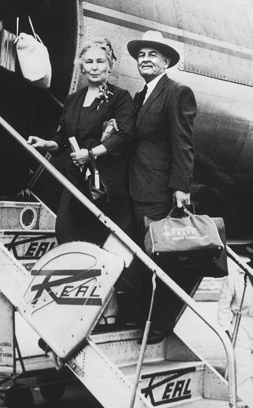 Президент Спенсер В. Кимбалл и его жена Камилла Кимбалл
