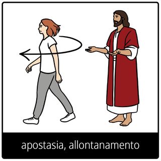 Simbolo del Vangelo “apostasia, allontanamento”