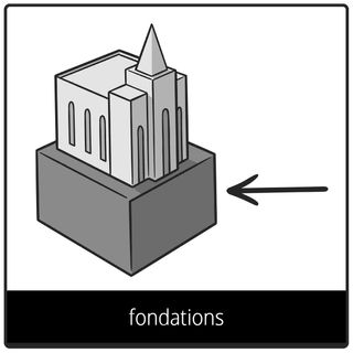 Symbole de l’Évangile pour « fondations »