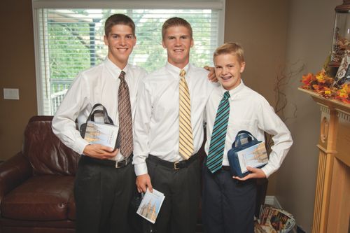 Photo of Robbie, Scott, and Josh Sweeten