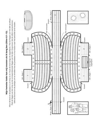 doe-pagina: De Jaredieten bouwden boten met de hulp van hun hemelse Vader
