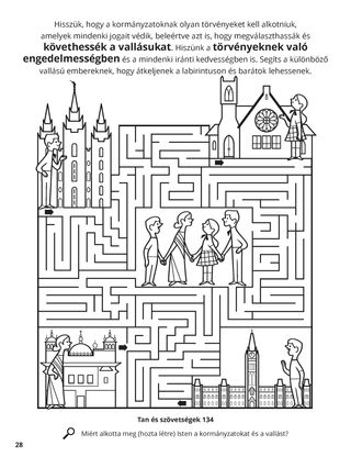 Religious Freedom coloring page