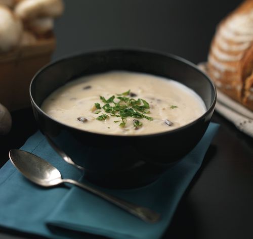 a cream mushroom soup