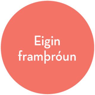 tákn eigin framþróunar