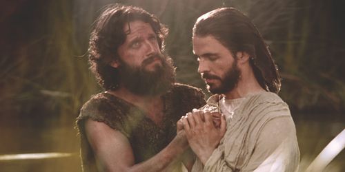 John the Baptist and Jesus Christ