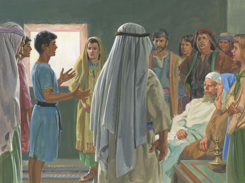 Nephi talking to Ishmael