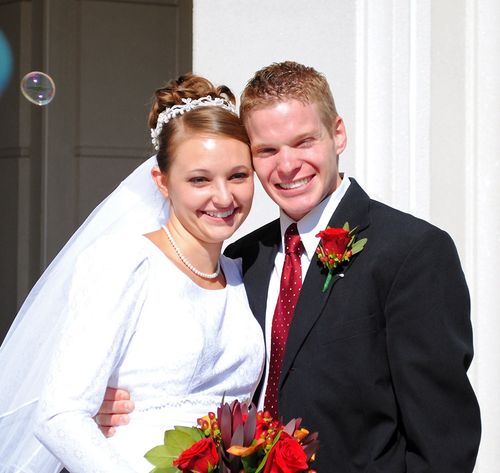 couple at wedding