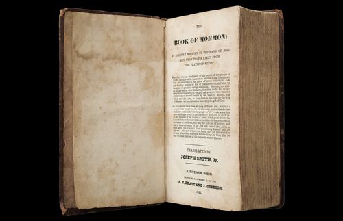 early edition of Book of Mormon