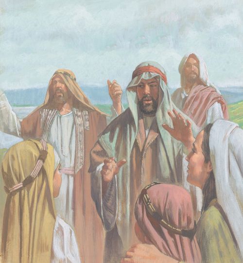 The disciples tell the people not to bring their children to see the Savior - ch.41-1