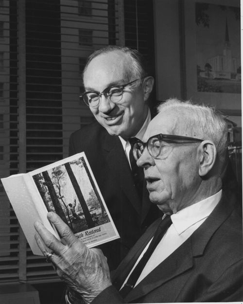 Gordon B. Hinckley and Joseph Fielding Smith