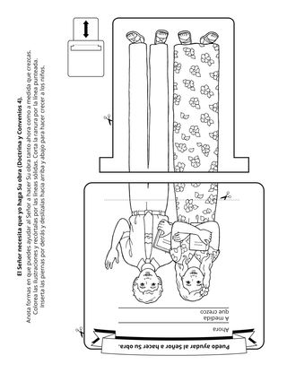 Hoja de actividades: Puedo ayudar a hacer la obra del Señor