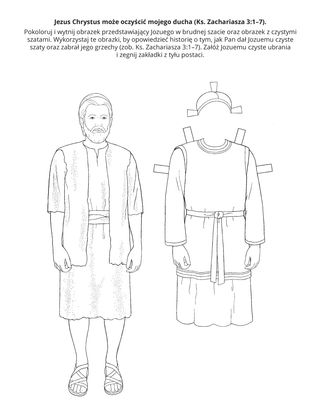 Strona z zajęciami: Jezus Chrystus może oczyścić mojego ducha.