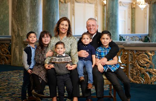 Elder and Sister Soares with grandchildren