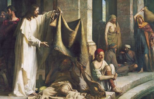 Christ healing at Bethesda