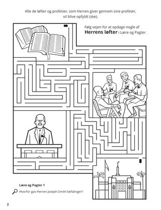 Doctrine, Covenants, and Commandments coloring page