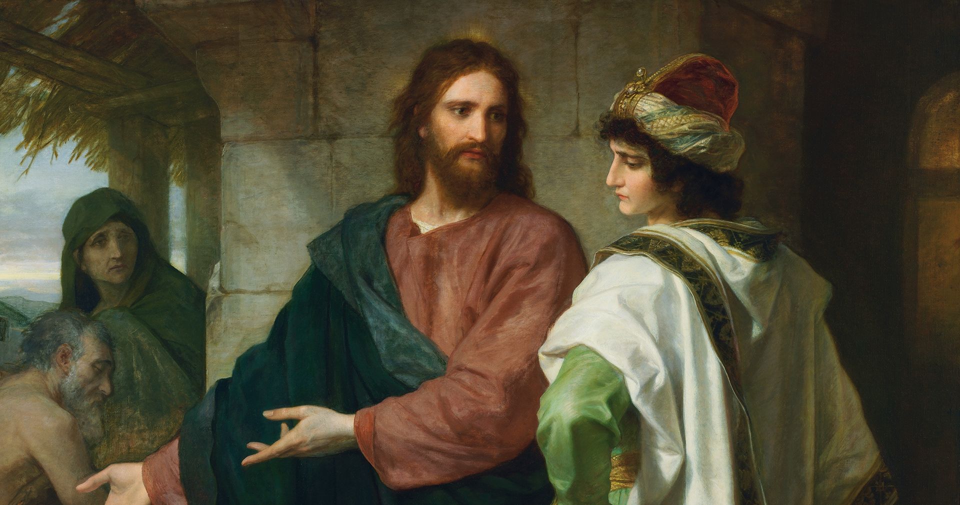 "Christ and the Rich Young Ruler," by Heinrich Hofmann.