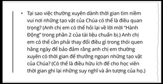 phần câu hỏi của bài học 4