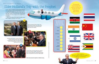 photos of Elder Holland around the world