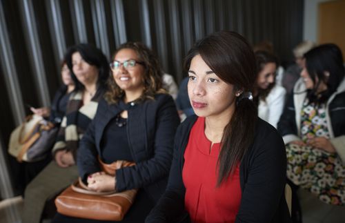 women sitting together