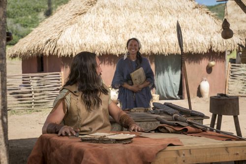 Nephi and his wife prepare to teach.