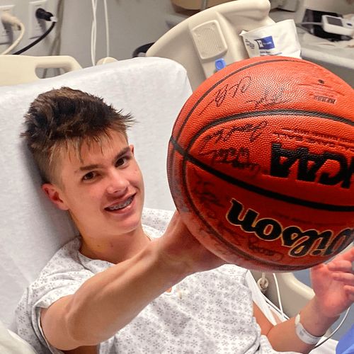 young man in hospital bed