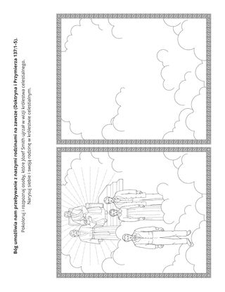 strona z zadaniami: Bóg dał nam sposób, abyśmy byli z naszymi rodzinami na zawsze