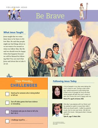 Following Jesus: Be Brave