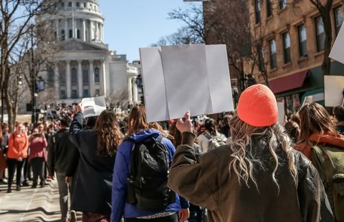 Peaceful protest