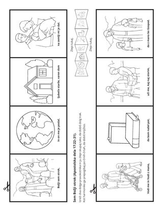 Stran z dejavnostjo: Sem Božji otrok