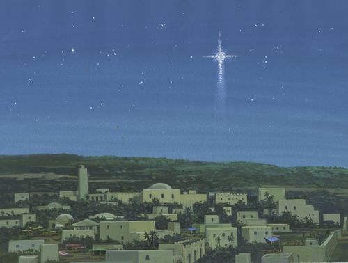 star above Bethlehem