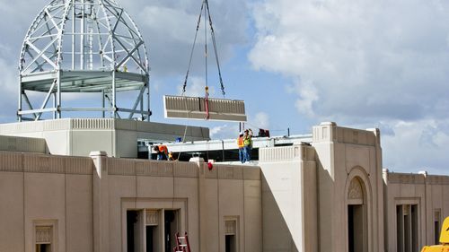 Tucson Arizona Temple construction