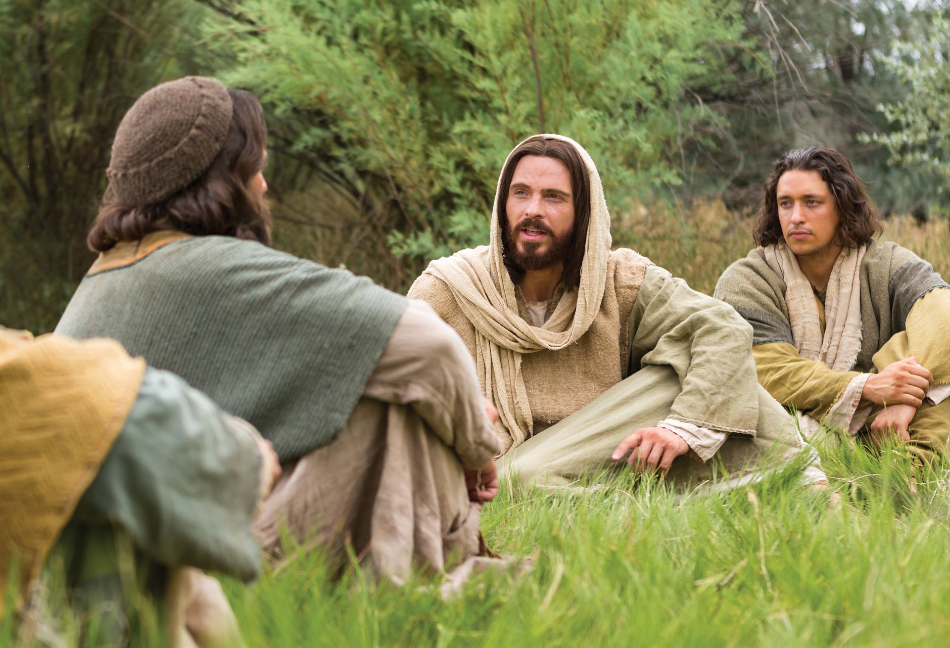 Simon Peter answers Christ and tells Him, "Thou art the Christ."