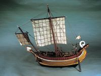 model of Sidonian merchant ship