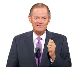 Elder Stevenson speaking