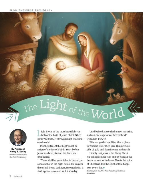 Article with illustration of Nativity