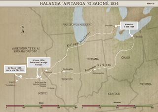 Hala naʻe fononga ai e ʻApitanga ʻo Saioné