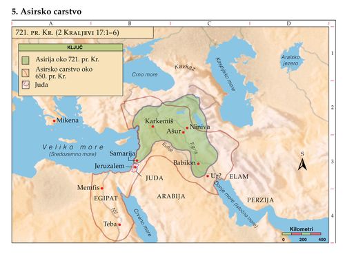 Biblijska zemljopisna karta 5