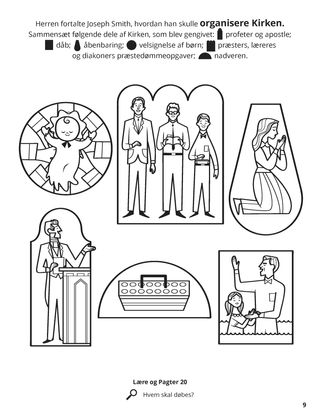 The Restored Church of Jesus Christ coloring page