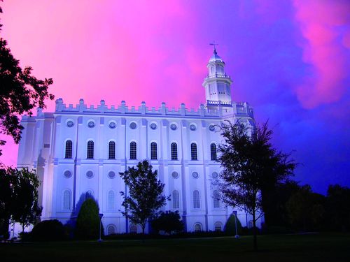 Templo de St. George Utah.