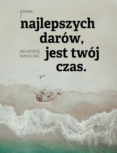 plakat „Jeden z najlepszych darów”