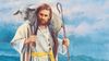 pintura de Jesús llevando un cordero