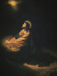 Christ praying in Gethsemane