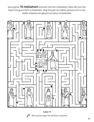 The Ten Lepers coloring page