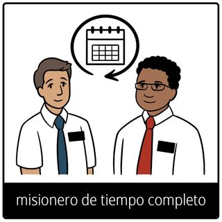 símbolo del Evangelio de misionero de tiempo completo