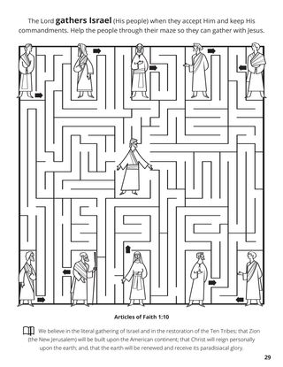 Tenth Article of Faith coloring page